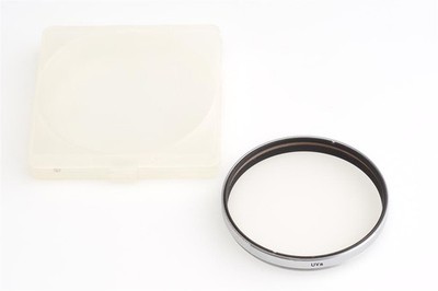 Leitz Leica E58 58mm UVOOF Uva Filter Chrome 13270 w. Case