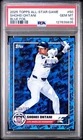 2025 TOPPS ALL-STAR GAME BLUE FOIL #50 SHOHEI OHTANI 003/150 PSA 10 COLOR MATCH