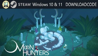 NEU PC Computer Spiel Moon Hunters für Windows 10 11 STEAM Downloadcode Game Key