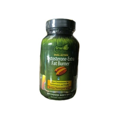 Testosterone-Extra Fat Burner  -60 Liquid Soft-Gels EXP  10.2026 +