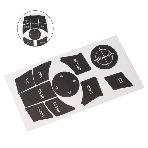 Button Repair Decal Vinyl Sticker Black For F30 F31 F34 E90 E92 E93 09-15 - Picture 2 of 22