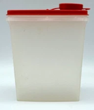 Tupperware Vintage Pitcher 499-3 RED Lid Small pitcher