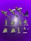 Vintage 1994-97 Galoob LFL Star Wars Micro Machines Lot of 12 figures and ships