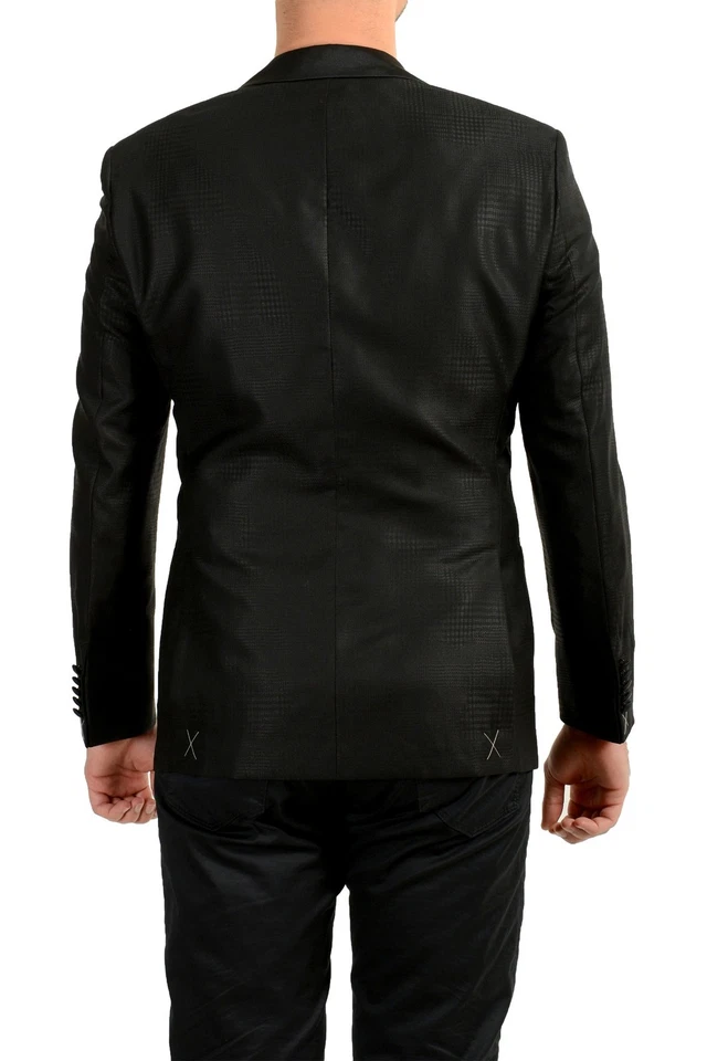 Hugo Boss Men's "T-Herve1" Slim Fit Silk Wool Tuxedo Style Blazer US 38R IT 48R - Image 3 of 4