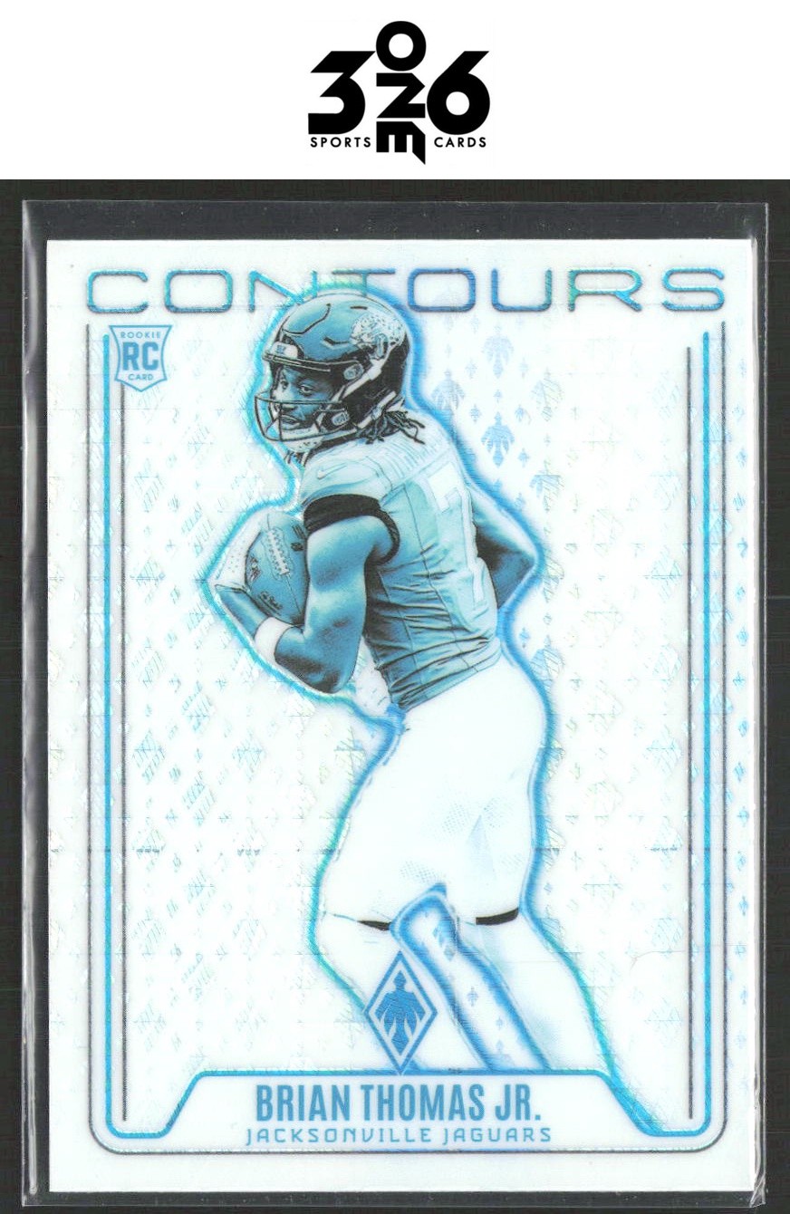 Brian Thomas Jr. 2024 Panini Phoenix Contours Lazer #CON-BTJ RC