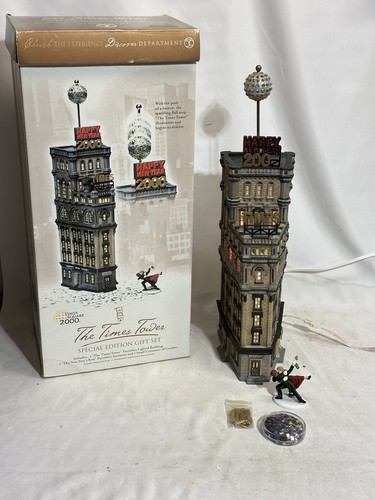 Department 56 Christmas in The City The Times Tower 2000 Special Edition beschädigt