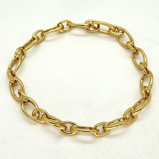 Tiffany & Co. 18k Gold Infinity Clasping Charm Bracelet 7.5” – 17.8 grams