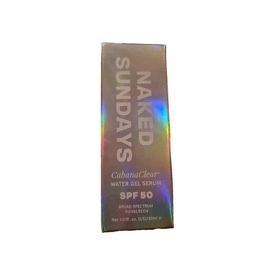 Naked Sundays CabanaClear Water Gel Serum 30ml LSF 50 **Neu & Originalverpackt**