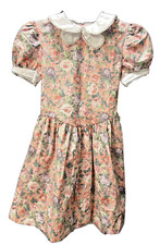 Vintage Girls Polly Flinders Polly  s Sport Floral Collard Dress 10
