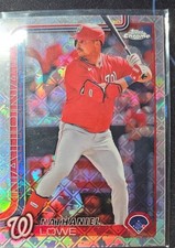 2025 Topps Chrome - Nate Lowe #49 Topps Refractor