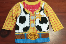 Disney Toy Story Camisa Woody 2T Disfraz Western Sheriff Vaquero Vestir Divertido