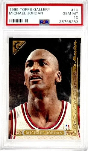 1995 Michael Jordan Topps Gallery The Masters PSA 10 *POP 40* Pristine Gem Mint
