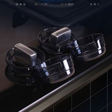 Baby Safety Oven Locks Lids Gas Stove Knobs Covers Clear View Stove Knob Cover