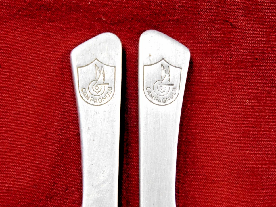 2nd Gen. Campagnolo C-Record A271-2 Doppler Retro-Friction Shift Levers Braze-on - Image 2 of 4