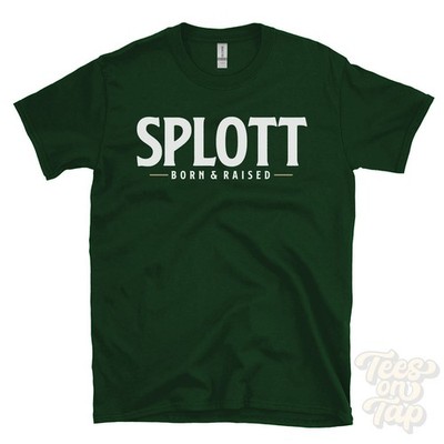 SPLOTT BORN & RISISE T-SHIRT Cardiff Innenstadt Gemeinde Wales