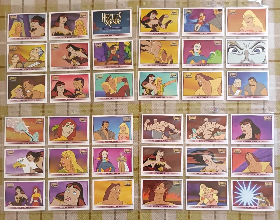 Xena Warrior Princess "The Battle Of Mount Olympus" Animated 72 Trading Cards - Image 3 of 4