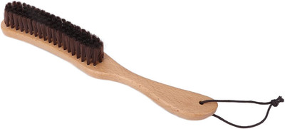 Clothes Brush with Boar Bristle Lint and Beech Handle for Suits, Cashmere, Wool