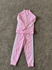 adidas Youth Girls' 2-piece Track Suit Set PINK Size 5