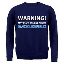 Warning May Talking About Macclesfield - Kids Hoodie / Sweater - Silkmen FC