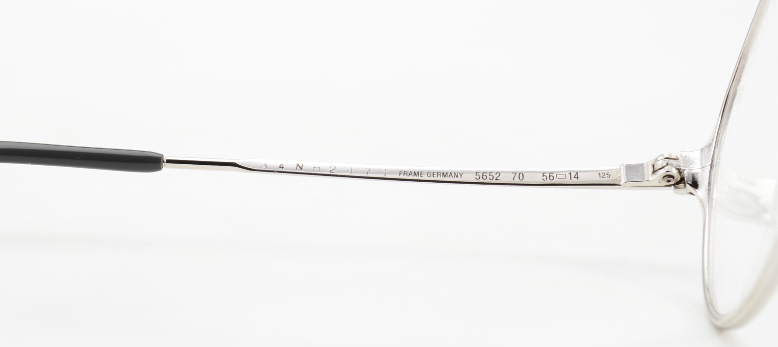 Carrera Porsche Design Eyeglasses 5652 70 56-14 125 Silver Vintage Germany 1990s image 10