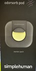 🆕 SimpleHuman Odorsorb Pod Starter Pack - 1 Holder/2 Pods (BB12)