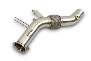 Downpipe (Descente) Sport Pour BMW F30 F31 316d-325d (Moteur N47) - Acier Inox Poli - Garantie 2 Ans - Neuf