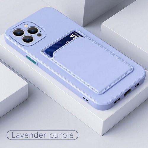 Case For iPhone 16 15 14 13 Pro MAX 12 11 XR 8 Card Slot Holder Soft Phone Cover - Picture 20 of 22