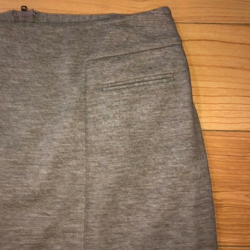 Ann Taylor Damengröße 10 braun Reißverschluss gerade Stretch Freizeit kurzer Minirock - Bild 2 von 7