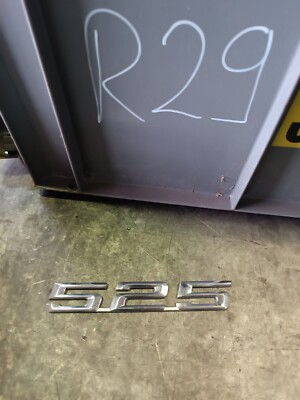 Original BMW 5er 525i 525 E39 Emblem Typenschild Modellbezeichnung Chrom