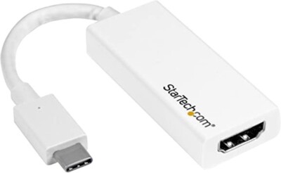 StarTech USB C to HDMI Adapter - White - 4K 60Hz 
