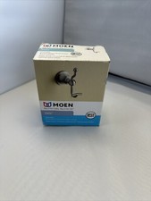 Moen Vale Double Robe Hook Brushed Nickel DN4403BN