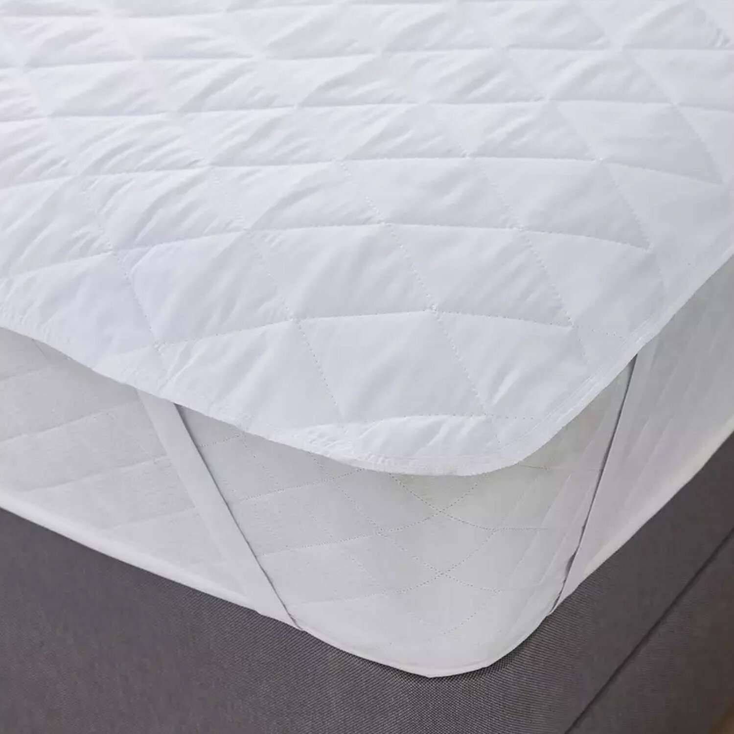 Double Bed Mattress Topper Silentnight Protector Soft Bounce Back Non