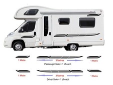 10 Metres Graphics Decals For Motorhome Caravan Campervan T4 Transit Vivaro 036