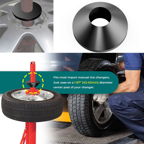 For Harbor Freight Manual Tire Changer LARGE Billet Centering Cone For