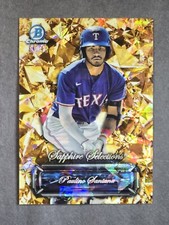 2024 Bowman Chrome Sapphire Paulino Santana Sapphire Selections Gold /50 #SS-2