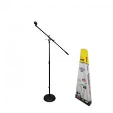 Pro X Round Base Microphone Stand W/Boom