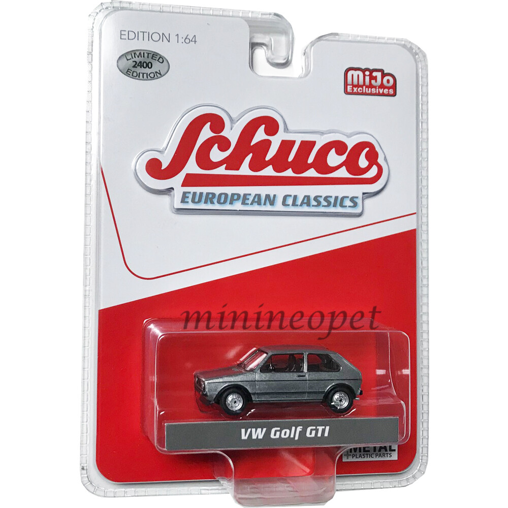 SCHUCO 4600 EUROPEAN CLASSIC VW VOLKSWAGEN GOLF GTI 1/64 DIECAST
