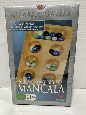 Cardinal Classics Solid Wood Folding Mancala Game Sealed | eBay