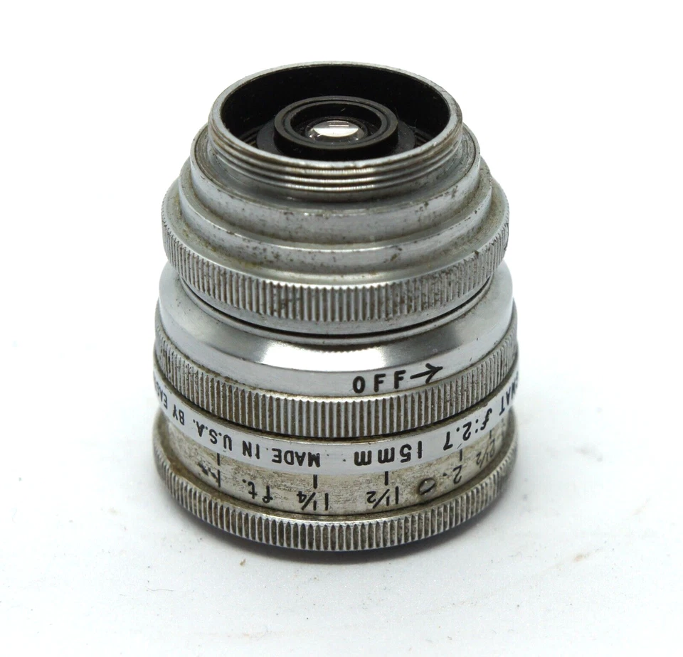 Kodak Anastigmat 15 mm f2.7 C-Mount Movie 16 mm Lens FITS BMPCC - Image 3 of 4