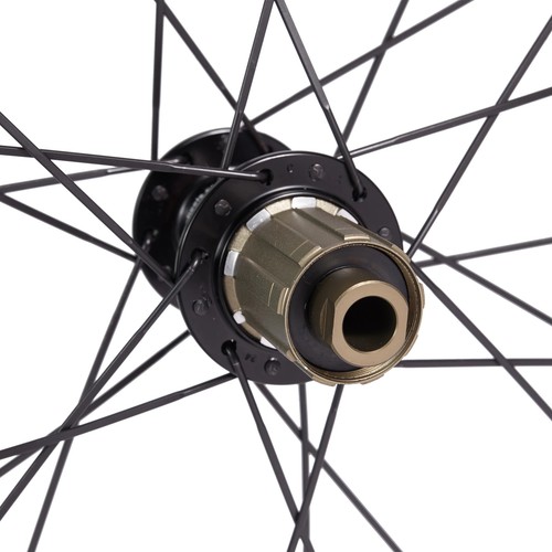 700c Cyclocross Road Bike Carbon Fiber Wheelset Tubeless 38x25mm Center Lock Hub - Picture 6 of 13