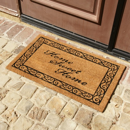 Rubber-Cal "Home Sweet Home" Welcome Coir Welcome Mat, 18 x 30-Inch - Picture 5 of 5