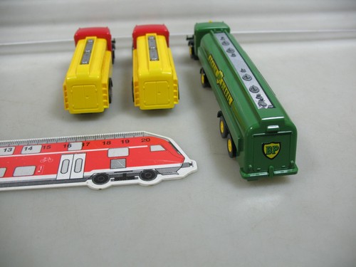 3X H0 1:87 Camion Tankwagen Büssing: Shell+BP, Mint #AF334-0,5 - Foto 5 di 5