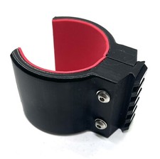 Picatinny Buddy Bottle Cylinder Clamp Mount 60-63mm Red - Air Rifle - For Bipod