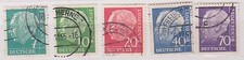 (LE23) 1954 Europe German 14mix pres Heus 7pt to30m used