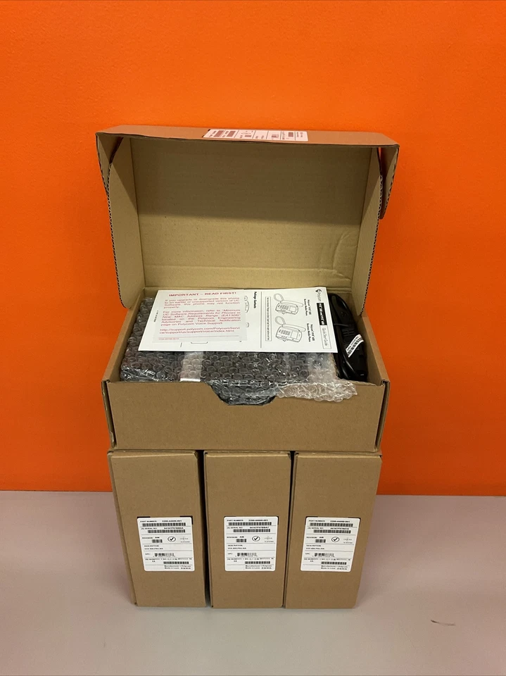 Polycom VVX 600 16-Line Phone with Power Supply 2200-44600-001 (NEW) - Image 2 of 3
