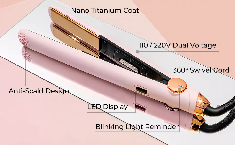 Branded hair straightener and clearance curler