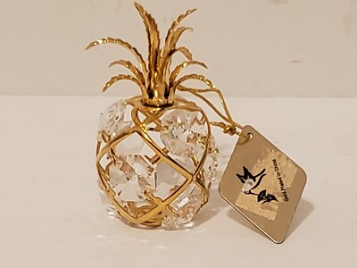 Crystal Temptations Pineapple New With Spectra & Swarovski Crystal