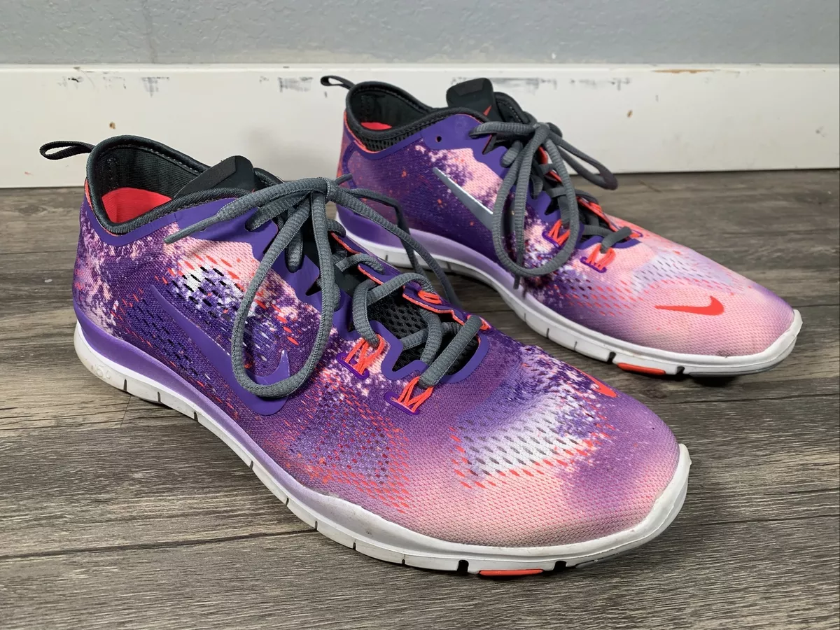 Nike Free TR Fit 4 PRT White Purple Crimson Anthracite 629832-101 Women&#039;s 11 eBay