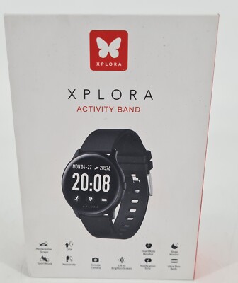 Fitness Tracker Sportuhr Activity Watch Xplora Activity Band schwarz bluetooth