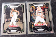 NNEKA OGWUMIKE/LAUREN JACKSON 2-LOT 2024 WNBA Pan. Prizm Monopoly SEATTLE STORM